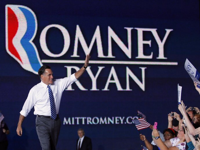 El candidato republicano en las presidenciales de EEUU, Mitt Romney