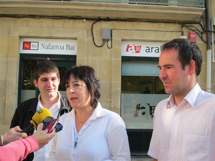 Aritz Romeo, Asun Fernández de Garaialde y Xabi Lasa.