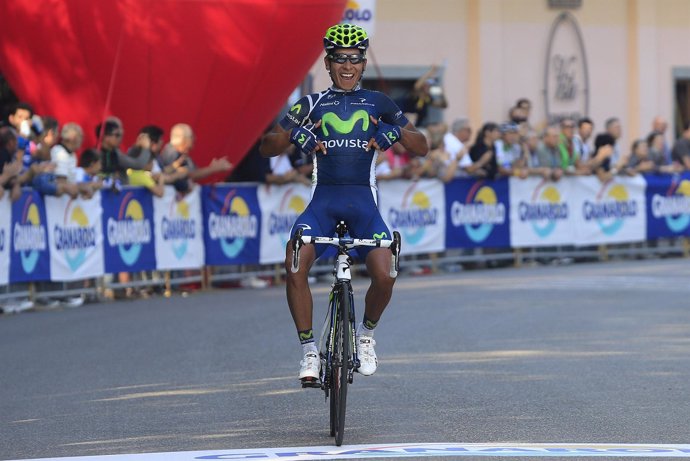 El ciclista del Movistar Nairo Quintana