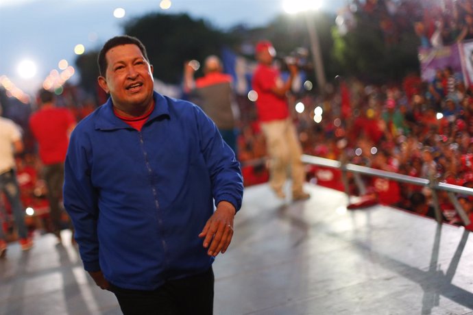 Mitín de Hugo Chávez