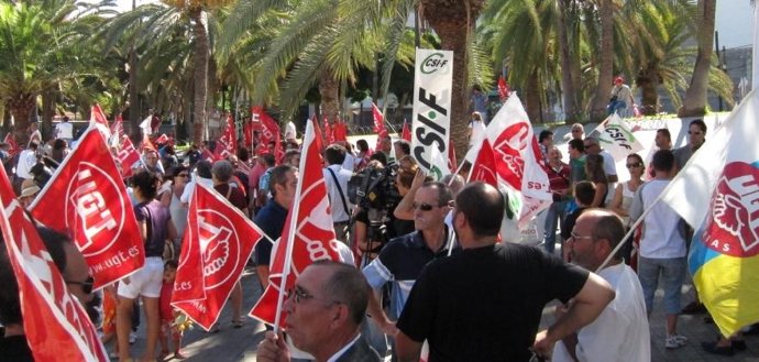 Concentración en Las Palmas de Gran Canaria