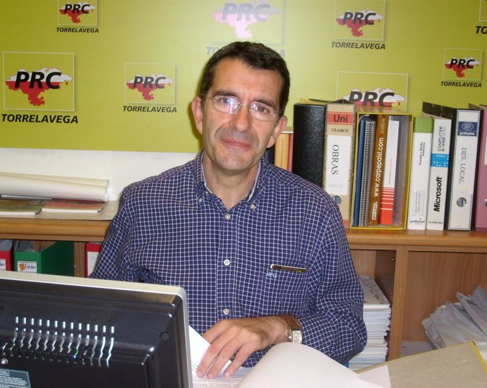 El concejal del PRC de Torrelavega  Pedro Pérez Noriega