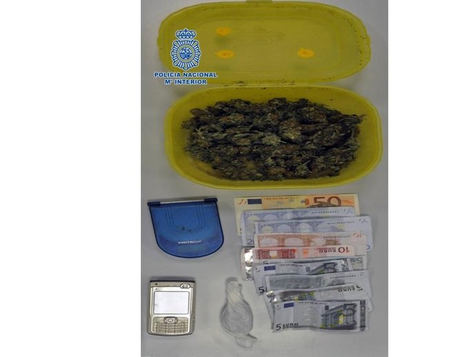 Efectos incautados por la Policía Nacional