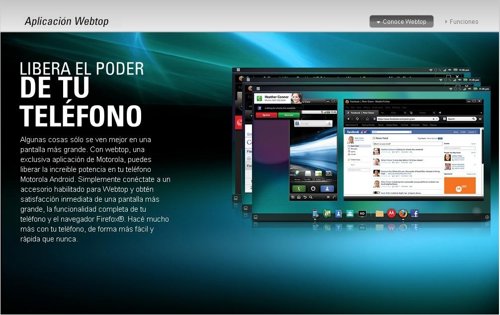 WEBTOP MOTOROLA