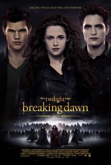 Cartel de La saga Crepúsculo: Amanecer 2