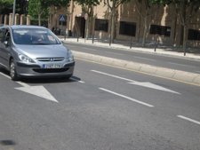 Rotonda, tráfico, vehículo, circulación