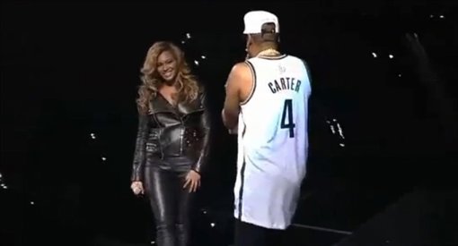 Beyoncé y Jay-Z juntos en el escenario 