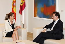 Cospedal Y Rajoy Reunión En La Moncloa