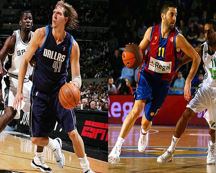 Dirk Nowitzki Juan Carlos Navarro 