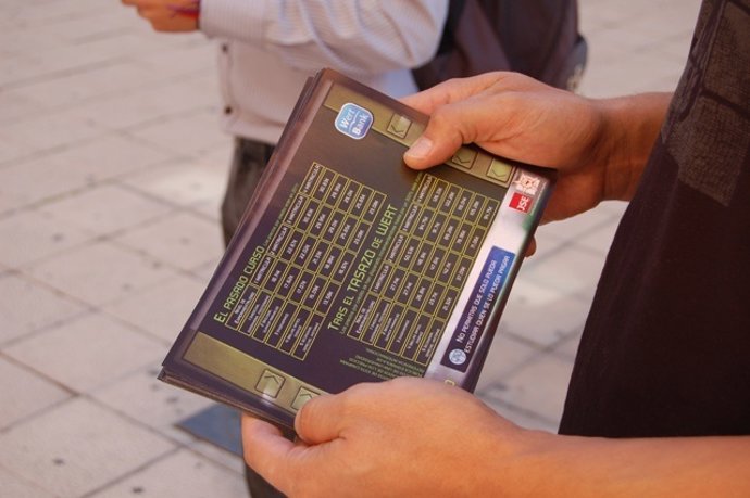 Folleto repartido por JJ.SS