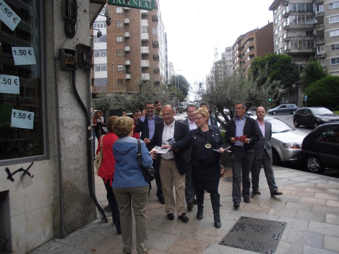 El socialista  Abel Losada en Vigo