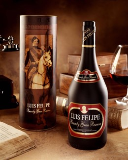 Botella De Brandy Luis Felipe 