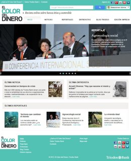 Versión digital de la revista 'El Color del Dinero' de Triodos Bank
