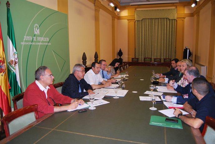 Reunión entre la Junta de Andalucía y la Diputación Provincial