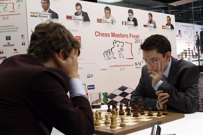 Final de Maestros de ajedrez Bilbao Carlsen Caruana