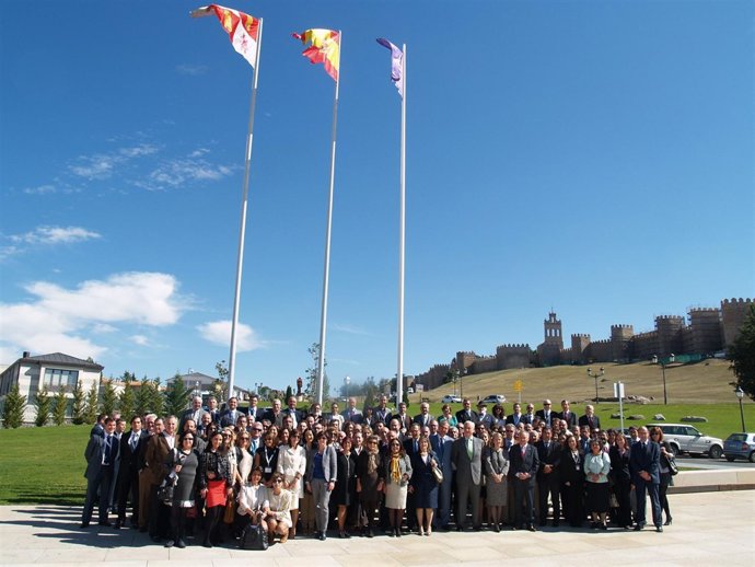 Participantes en el II Congreso de la Abogacía celebrado en Ávila.