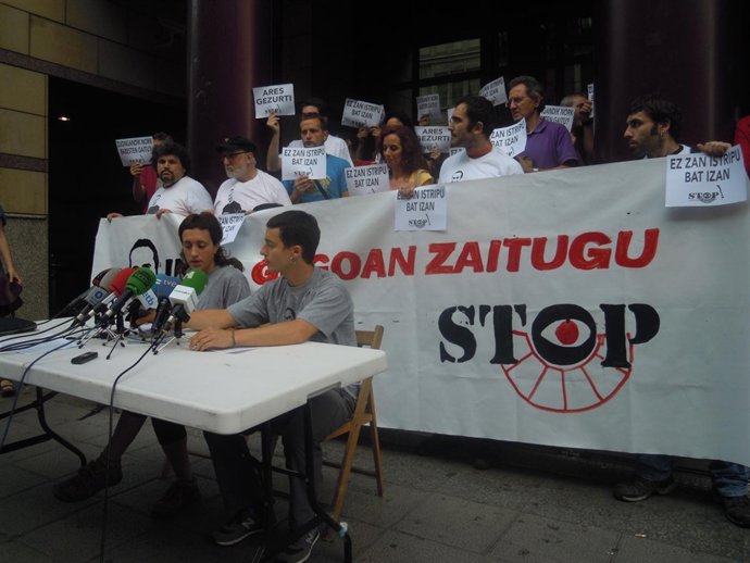 Concentración por los seis meses desde el fallecimiento de Cabacas