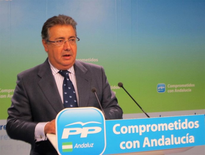 El Presidente Del PP-A, Juan Ignacio Zoido, Hoy En Rueda De Prensa
