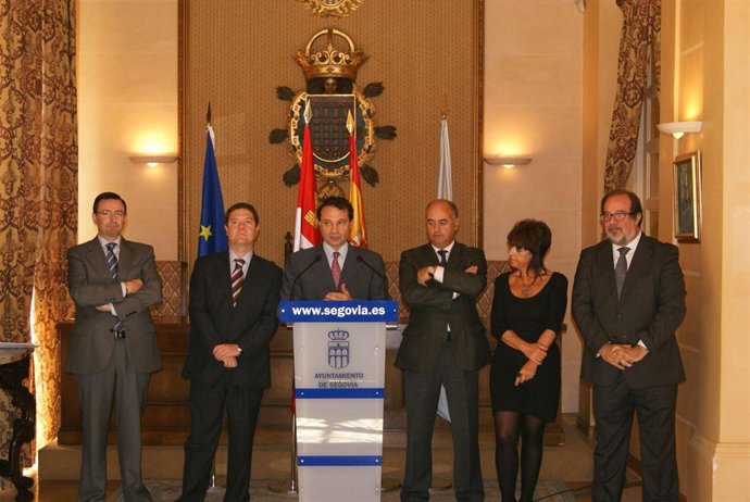 Miembros de la Comisión Ejecutiva de las Ciudades Patrimonio