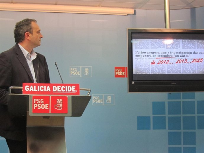 El secretario de Organización del PSdeG, Pablo García