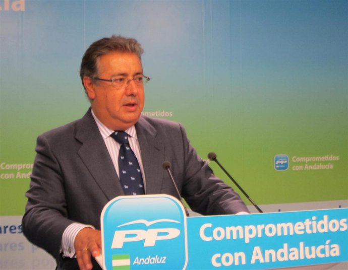 El Presidente Del PP-A, Juan Ignacio Zoido, Hoy En Rueda De Prensa