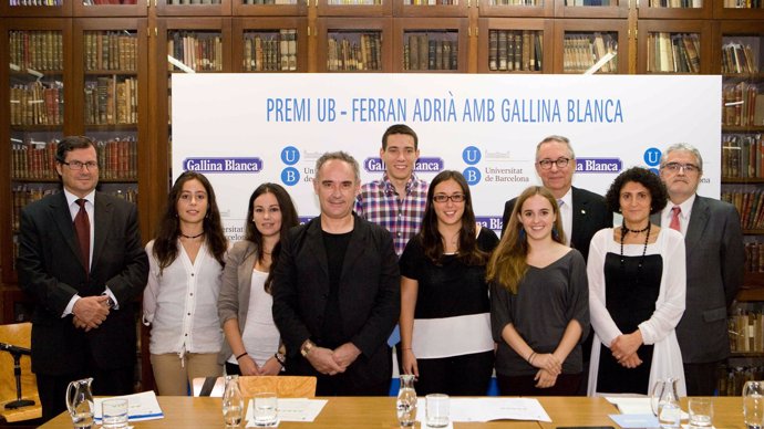 Tercera edición de los premios UB-Ferran Adrià  con Gallina Blanca