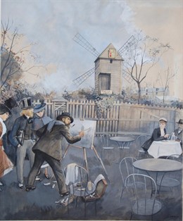 Obra de Ricard Opisso en la muestra