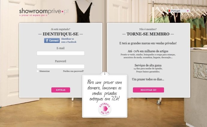 Showroomprive en Portugal