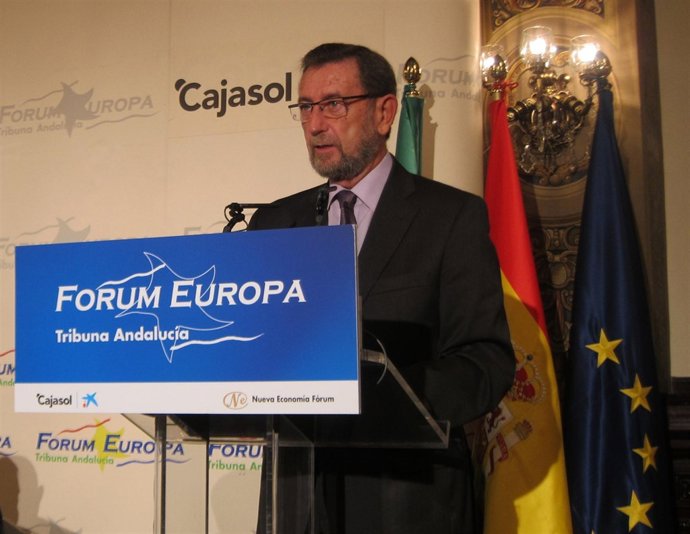 Manuel Gracia, hoy en el Fórum Europa