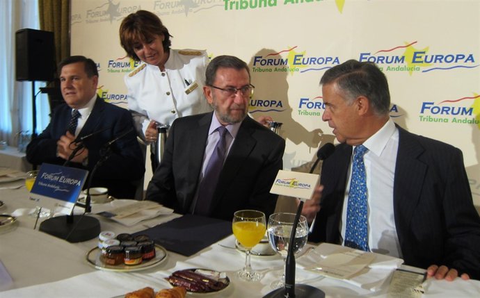 Manuel Gracia, hoy en el Fórum Europa