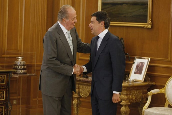 El Rey recibe en audiencia a Ignacio González