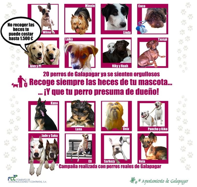 Cartel campaña Galapagar