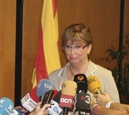 La consellera de Enseñanza, Irene Rigau