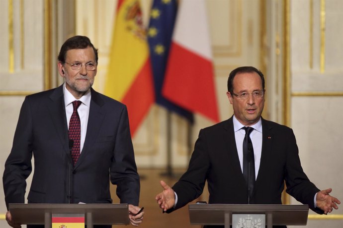 Rajoy y Hollande en la Cumbre Hispano-francesa