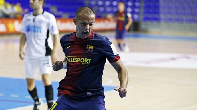 Igor, del FC Barcelona Alusport, autor de cuatro goles