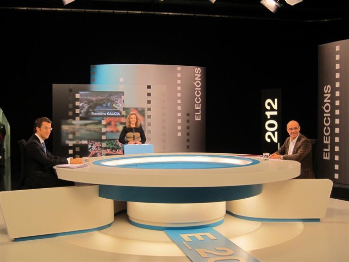 Feijóo y Jorquera en el debate del 21-O