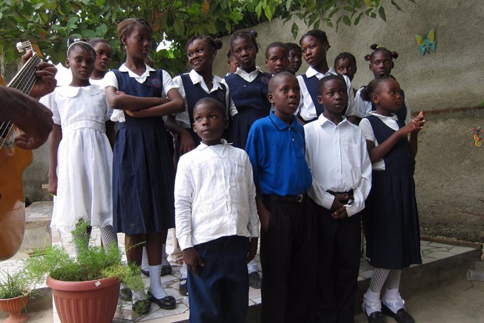 Niños Casa de Esperanza en Haití