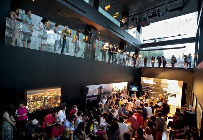 Presentación del concurso Jump the Gap en Barcelona