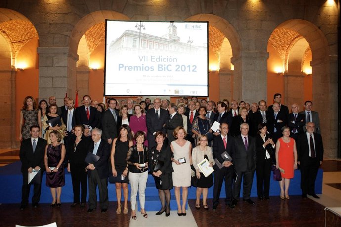 Foto de los galardonados en los premios sanitarios Best in Class