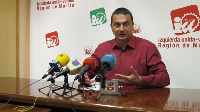 El coordinador regional de IU-Verdes en Murcia, José Antonio Pujante