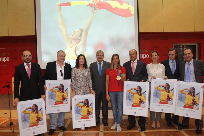 Marina Alabau recibida en la Fundación Andalucía Olímpica
