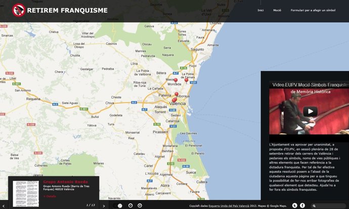 Imagen De La Página Web Retiremfranquisme.Com