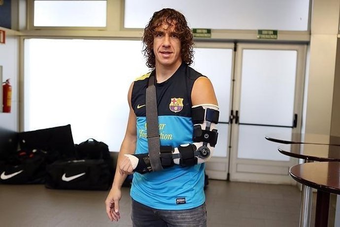 El jugador del FC Barcelona Carles Puyol