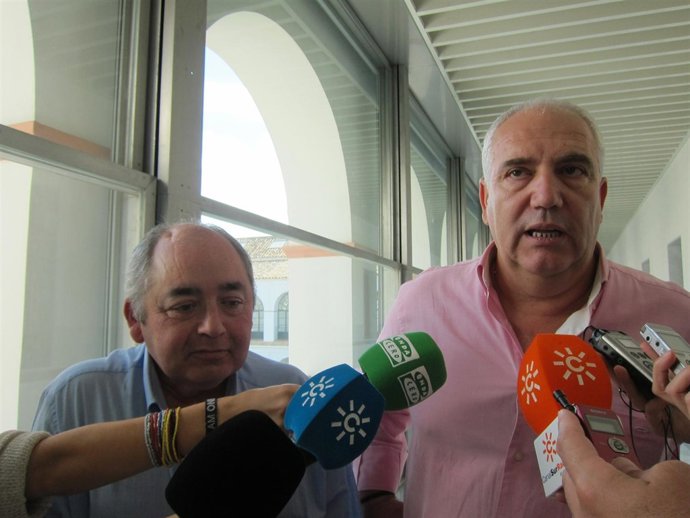 Manuel Pastrana (UGT-A) y Francisco Carbonero (CCOO-A)