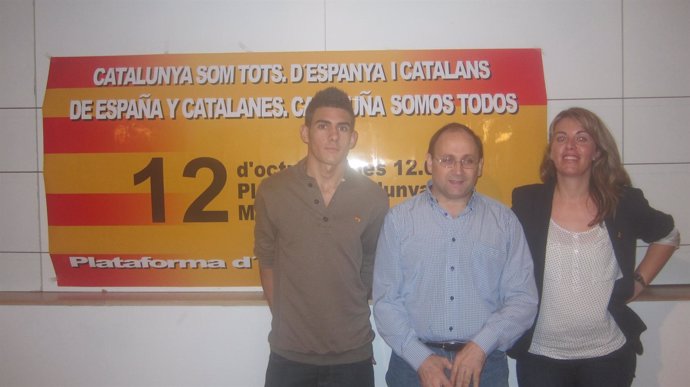 Xavier Reyes, Manel Parra y Anie Martínez, Plataforma d'Espanya i Catalans