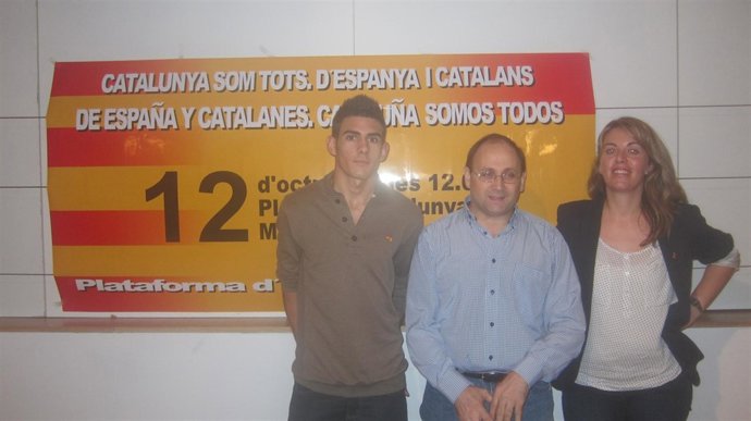 Xavier Reyes, Manel Parra y Anie Martínez, Plataforma d'Espanya i Catalans