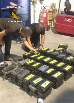 Aprehendidos 175 kilos de cocaína en Abarán