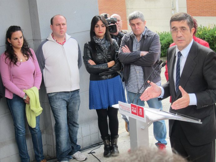 Patxi López en Txurdinaga