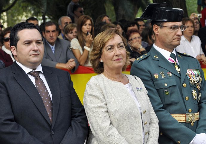 Soiano en el acto de la Guardia Civil