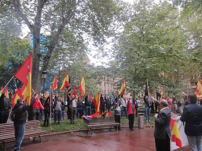 Acto de la Falange en Bilbao